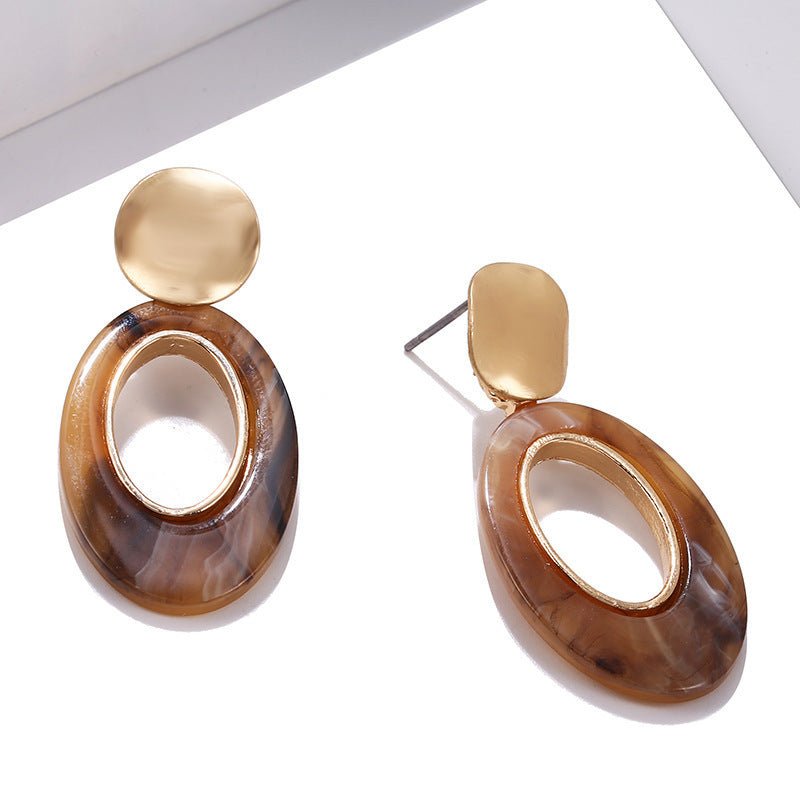 Women's Geometric Acrylic Earrings Simple-Jewearrings