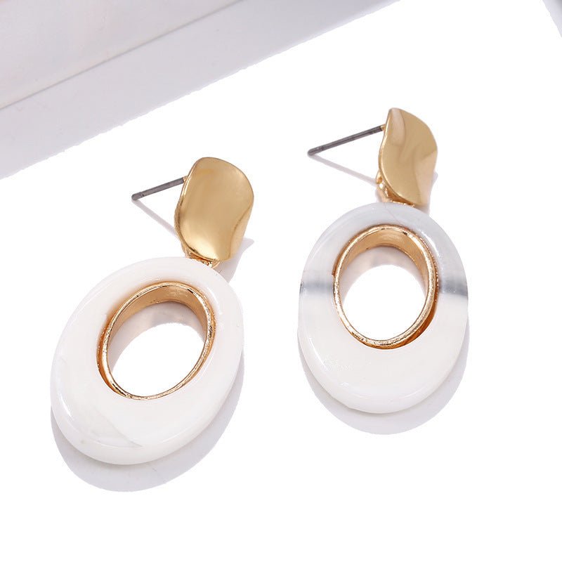 Women's Geometric Acrylic Earrings Simple-Jewearrings