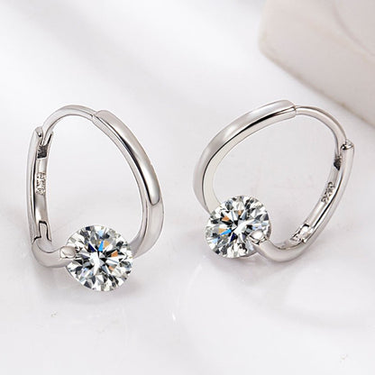 Women's Graceful And Fashionable Personalized Diamond Stud Earrings-Jewearrings