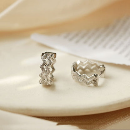 Women's Korean-style Diamond-embedded Gold-plated Ins Internet-famous Versatile Earrings-Jewearrings