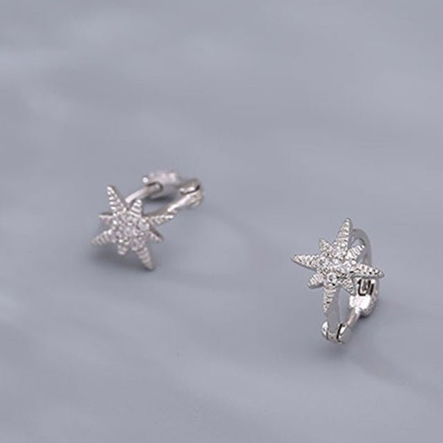 Women's Korean-style Diamond-embedded Gold-plated Ins Internet-famous Versatile Earrings-Jewearrings