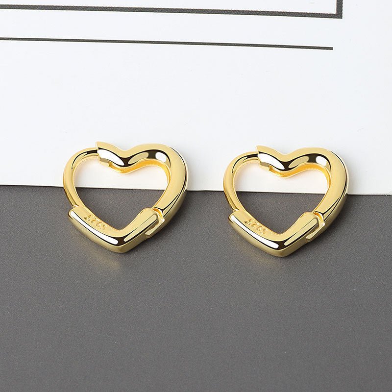 Women's Korean-style Diamond-embedded Gold-plated Ins Internet-famous Versatile Earrings-Jewearrings