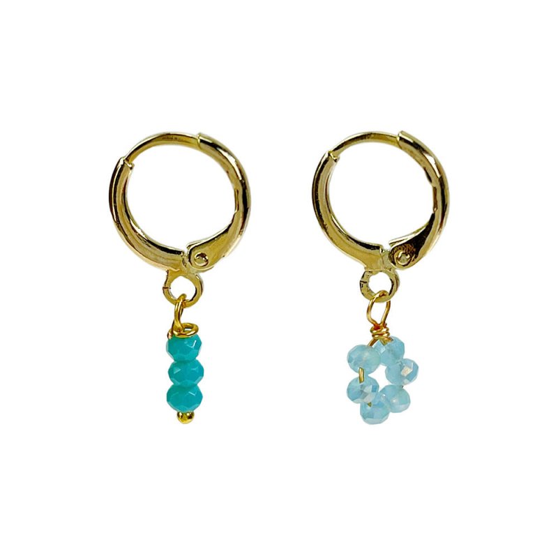 Women's New Simple Fashion Acrylic Bead Earrings-Jewearrings