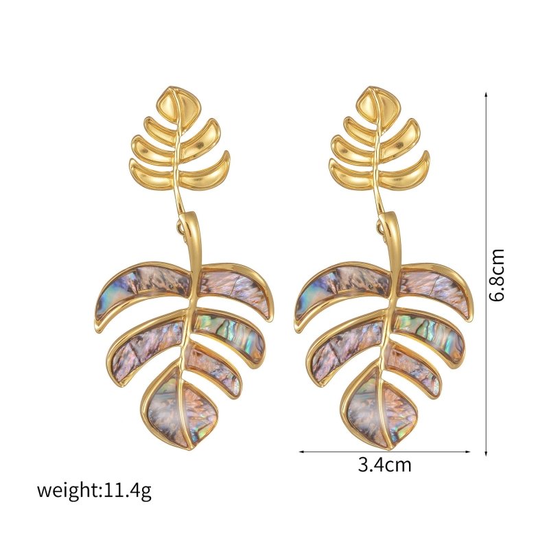 Women's Ocean Wind Exaggerated Big Earrings-Jewearrings