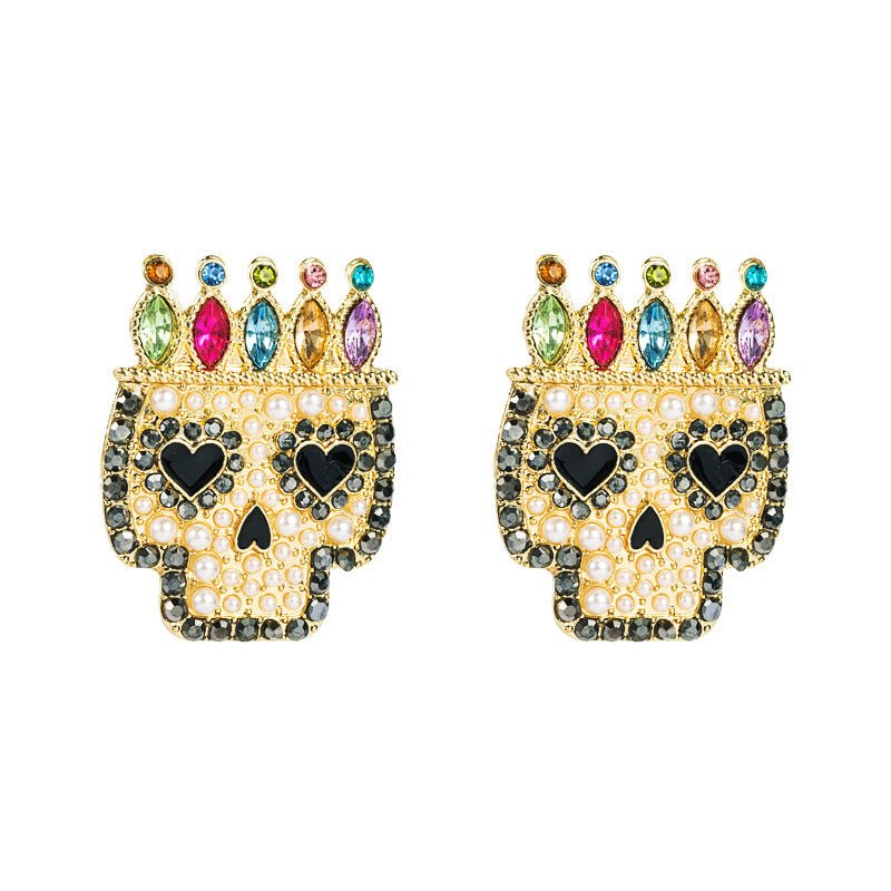 Women's Personality Creative Acrylic Diamond Earrings-Jewearrings