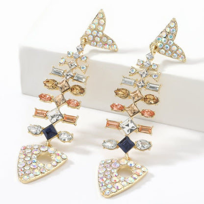 Women's Personality Creative Acrylic Diamond Earrings-Jewearrings