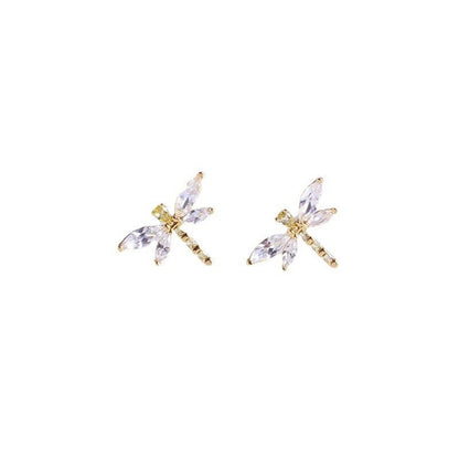 Women's Personalized Dragonfly Design Fashion Earrings-Jewearrings