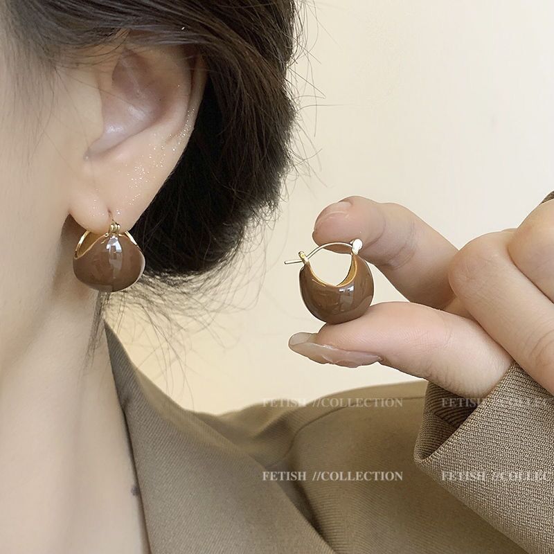 Women's Retro Temperament Niche Design Sense Big Earrings-Jewearrings