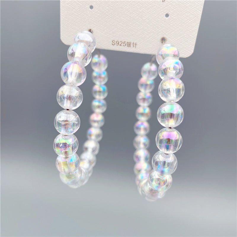 Women's Super Flash Colorful Acrylic Earrings-Jewearrings