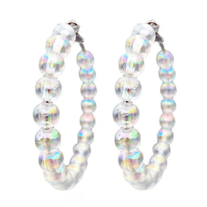 Women's Super Flash Colorful Acrylic Earrings-Jewearrings